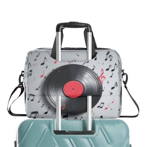 Maletín para laptop 15.6-16 pulgadas con diseño musical miniatura 7