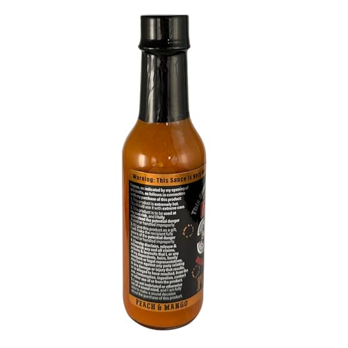 Mad Dog 357 Pure Gold Hot Sauce - Peach & Mango Edition