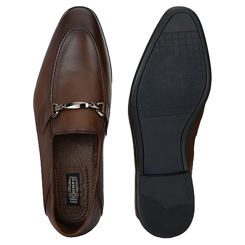 Image of egoss Luxe Premium Genuine Leather Loafer Formal Shoes for Men-AS-1