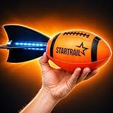 Glow in The Dark Football | Rechargeable Ultra-Bright LED Light-Up Football for Kids & Teens Ages 6+ | Outdoor Fun for Evening Play, Camping & Beach Games