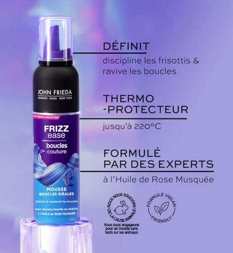 Schaumfestiger Locken John Frieda Frizz Ease Lockenschaum 200 ml