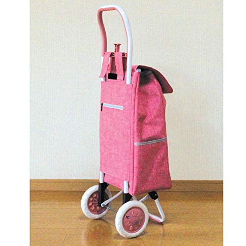 Alte Person Einkaufswagen ,Einkaufswagen Ladewagen Kleiner Einkaufswagen Tragbare Haushaltswagen Ältere Supermarkt Klappwagen Auto Gepäckwagen,Marineblau multifunktional – Bild 8