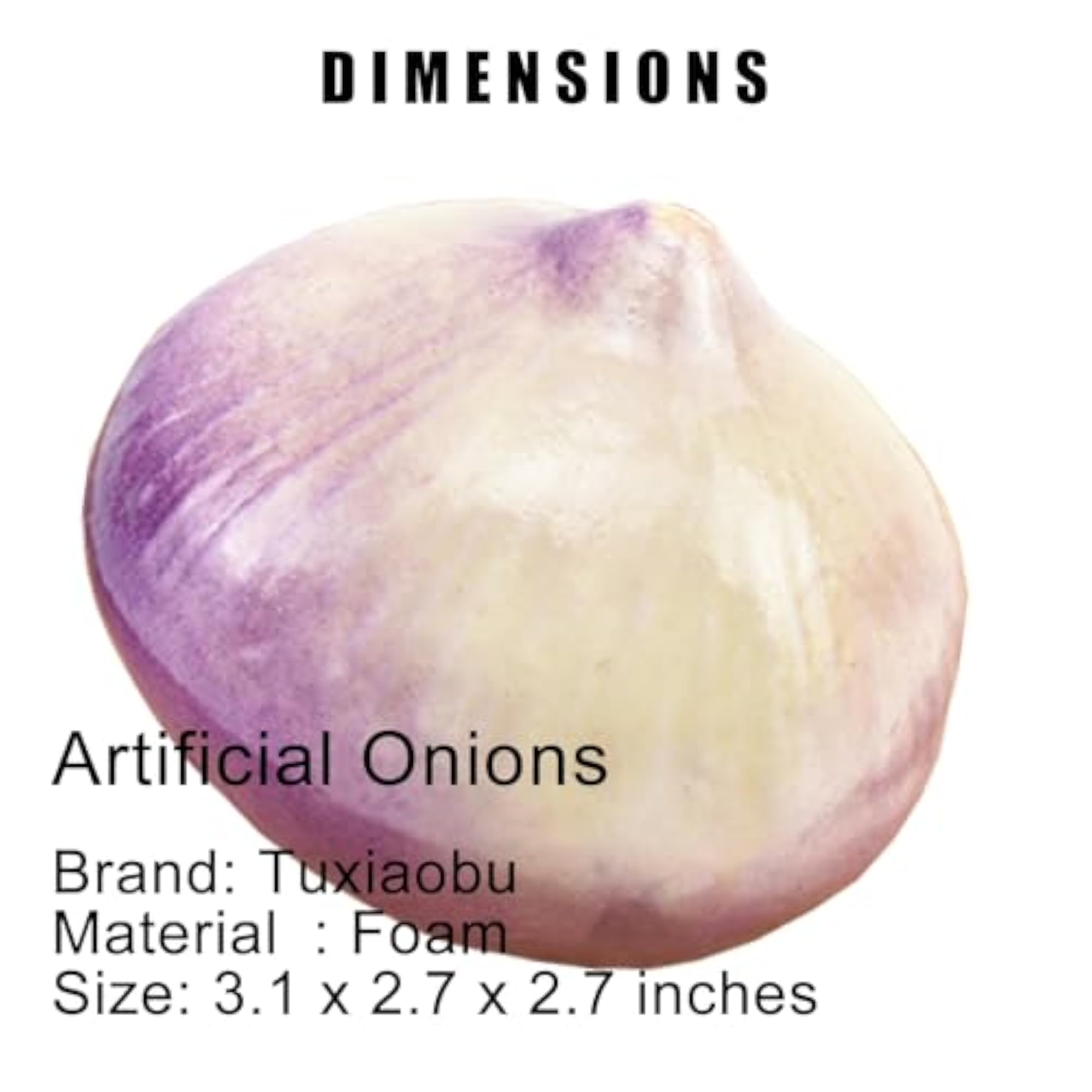 Artificial Fruits Vegetables Onions for Decoration