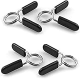 ★ 3 verschiedene Größen: Wählen Sie entweder 25 mm, 28 mm oder 30 mm Langhantelkragen, die Ihren Anforderungen entsprechen. Bitte überprüfen Sie vor der Bestellung die Größe (Durchmesser) Ihrer Stange. Alle Clips werden mit Gummiendkappen geliefert, um die Verwendung zu vereinfachen.