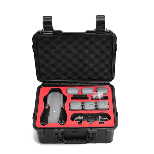 Flyekist Air 3S Case Waterproof Hard Travel Carrying Case for DJI Air 3S / Air 3 Fly More Combo RC 2/ RC-N2 Remote Controller Intelligent Flight Battery Charging Hub and Other Accessories