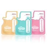 Breastmilk Storage Bags(300 Count)，8oz Milk Storage Bags for Breastfeeding，BPA Free with Easy Pour Spout, Self Standing, for Refrigeration and Freezing