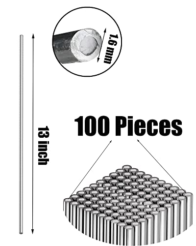 100Pcs Aluminum Welding Rods,400℃/752℉(1.6Mm*13Inch), Low Temperature Solution Welding Flux-Cored Rodst,Aluminum Brazing Rods,Suitable For Aluminum Metal, Welding And Repair Of Aluminum Radiator #TOP4