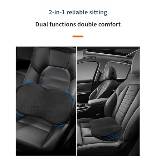 Coussin de siège de véhicule premium avec assise surélevée stable pour voiture - 6