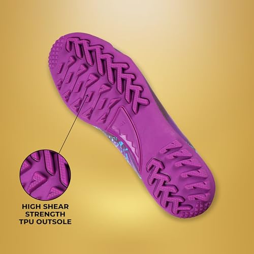 Image of Nivia Aviator 3.0 Turf Shoe for Men with PVC Synthetic Leather and Die Cut Lightweight Insole Provides More Comfort and Grip, High Shear Strength TPU Sole