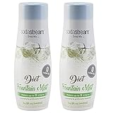 SodaStream Diet Fountain Mist, 440ml 2 Pack, 14.8 Fl Oz