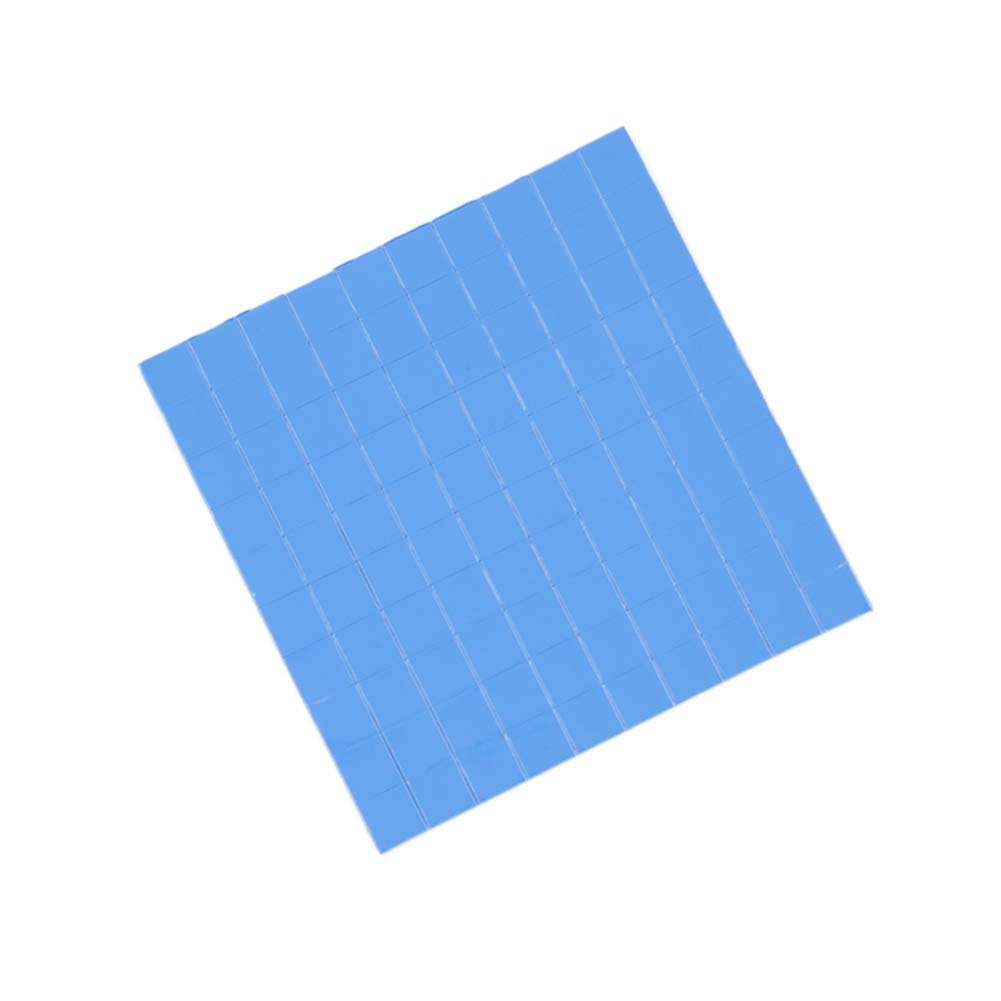 CABINE Spessore 0.5/1/2/3.0Mm Silicone Pad Gpu Cpu Cuscinetti Termici Dispositivo Di Raffreddamento Conduttivo Dissipatore Di Calore Blu 20X20Mm Double-Sided Viscoso 100Pc/3.0Mm