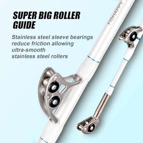 FISHAPPY ベントバットII トローリングロッド 6フィート