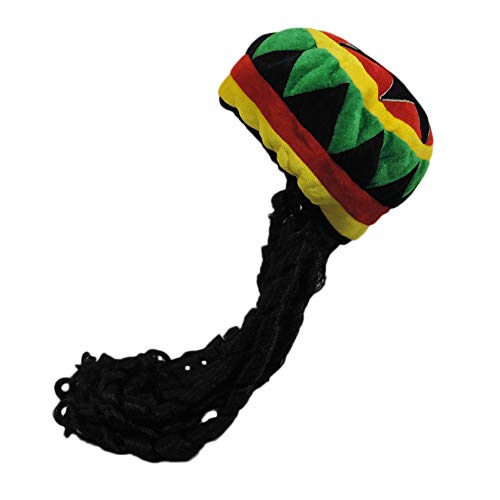 Jac Jamacian Rasta Hat With Dreadlocks #TOP3