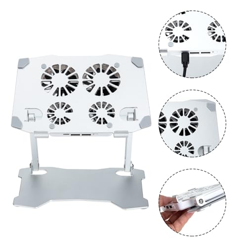 Éviter Surchauffe Ordinateur Portable avec ce Support Ventilé Hauteur Réglable - 4