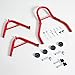 Donext Motorcycle Stand 850LB Sport Bike Rear Wheel Lift Swingarm Paddock Stands Red, U+L