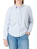 Camisa manga larga Springfield Camisa Manga Larga Rayas, Azul Claro, 42 para Mujer