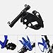 for Bike Bottle Cage Mount, Plastic Water Bottle Cage Clamp for Seat Post, Cycling Accessory for Hydration (Black)