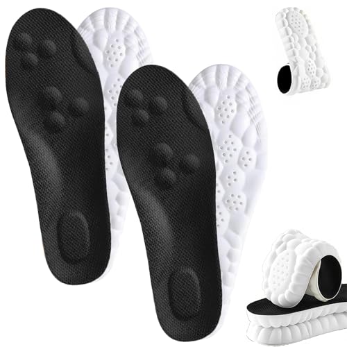 Plantillas 4D Cloud Memory Foam para Hombre y Mujer, 2 Pares