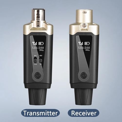 Convertidor de micrófono XLR inalámbrico UHF para solucionar enredos de cables en directos 3