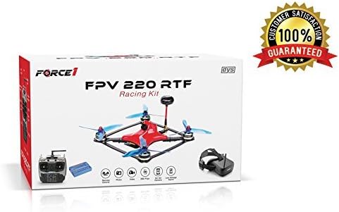FPV Drone Racing Kit – DYS xdr220 RTF FPV Racing Drone | RC Quadcopter with HD CCD Camera, Carbon Fiber Frame, SP F3 Flight Controller | RadioLink at – 9 Transmitter | FPV Goggles | Balance Charger [parallel import goods]