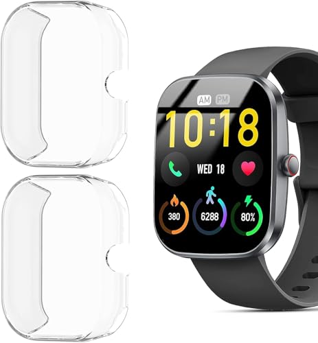 Funda transparente para reloj OUKITEL V2 de TPU suave Blueshaweu