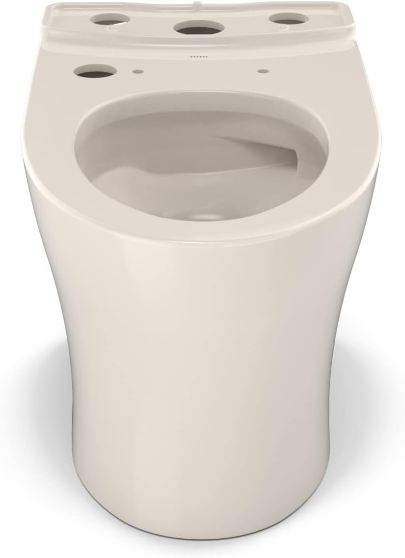 TOTO Aquia IV WASHLET+ Elongated Skirted Toilet Bowl with CEFIONTECT, Sedona Beige - CT446CEGNT40#12