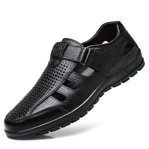 Men's Working Business Casual Sandals Man Summer Breathable Synthetic Leather Walking Office Oxfords Male Cocktail Party Fashion Dress Formal Shoes