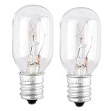 WE4M305 Dryer Light Bulb Compatible with General Electric/GE 110V 10W (2 pack)