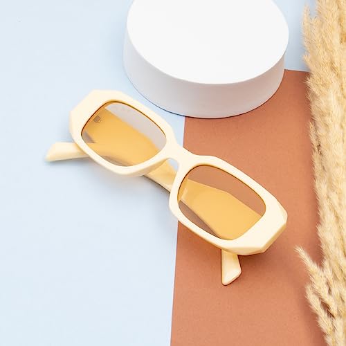 Image of Ted Smith Men's Women's UV Protection Acetate Square Sunglasses