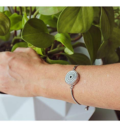 Difusor De Aromas Pessoal Pulseira De Coração Aço Inoxidável Coração