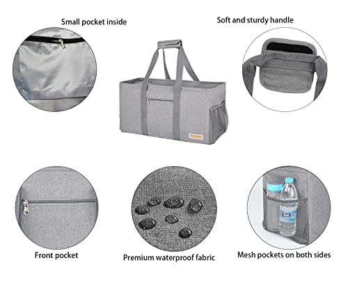 Dongawin Extra Large Utility Tote, Waterproof Beach & Picnic Bag, Foldable & Reusable Storage（2pack） by Dongawin - Image 5