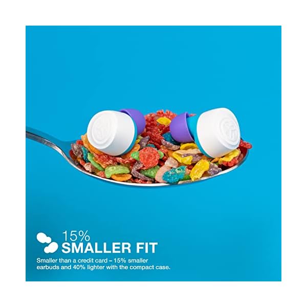 JLab Limited Edition Fruity Pebbles Go Air Pop True Wireless Bluetooth Earbuds + Charging Case, Dual Connect, IPX4 Sweat Resistance, Bluetooth 5.1 Connection, 3 EQ Sound Settings - Image 5