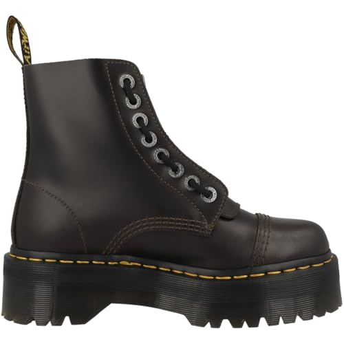Image of Dr. Martens, Women's Maple Zip Steel Toe Light Industry Boots