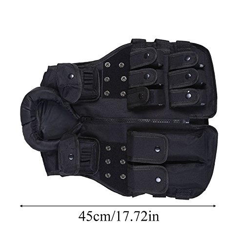 Colete tático para crianças Qii lu Kid Tactic Military Combats Training Games 600D Nylon colete infa