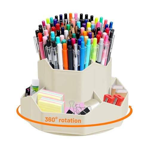 Lvjkes Drehbarer Stiftehalter, Schreibtisch organizer 9 Fächer,...