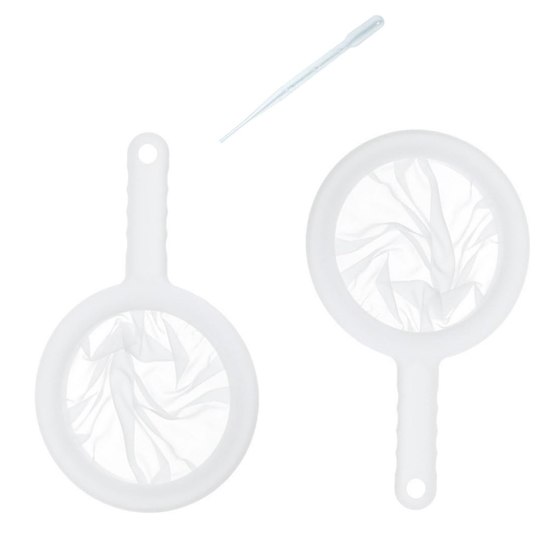 Aquarium Baby Brine Shrimp Sieve Eggshell Separator Artemia Collecting Net Kit 80 Mesh 200 Mesh for Brine Shrimp