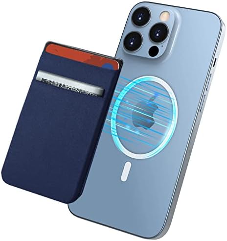 Portafoglio Magnetico Per IPhone - Porta 1-2 Carte, Silicone Adesivo | Compatibile MagSafe - Foto 12