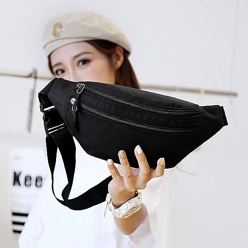 Bauchtasche, Tragbar Elegant Wasserdicht PU Leder Multifunktionale Hüfttasche, Gürteltasche Hüfttasche Sport für Männer und Frauen für Bauchtasche Festival, Laufen, Reisen, Wandern