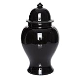 Material: Keramik SIGNATURE HOME COLLECTION Vase, Keramik, Schwarz