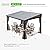 Domi 8x12FT Lean to Gazebo, Outdoor Hardtop Wall Mounted Gazebo with Sloping Galvanized Steel Roof, Aluminum Frame Mounted Gazebo with Netting and Curtain Included for Deck, Porch, Backyard