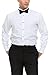 Adam Baker Men's MT003 Slim Fit Tuxedo Shirt, Wingtip Collar, 16.5 6-7