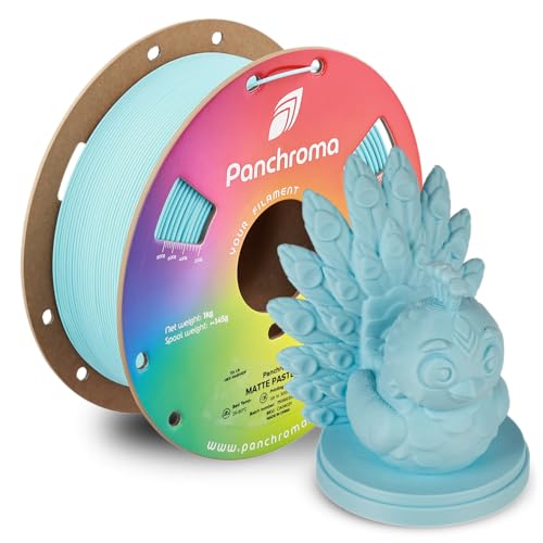 Image of Polymaker Panchroma Matte PLA Filament, Pastel Ice 1.75mm 1kg 3D Printing Filament, Formerly Polyterra Matte, Fit Most FDM 3D Printers, 1kg Spool (2.2lbs)