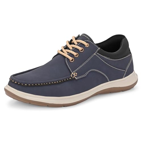 Image of Centrino Penny Loafers for Men | Shoes for Man Stylish | Casual Slip-On with Cushioned Insole | Lightweight Comfortable Mens Loafer Shoes | Hand-Stitched Moccasin Design | Slip On Shoes for Man Daily (9784)