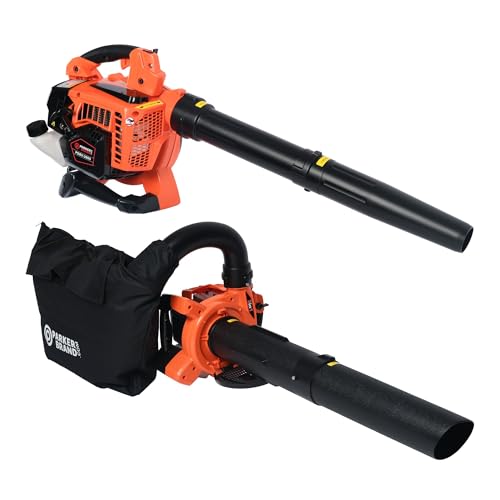28cc 3-in-1 Petrol Leaf Blower Vacuum & Mulcher 2-Stroke 430 CFM