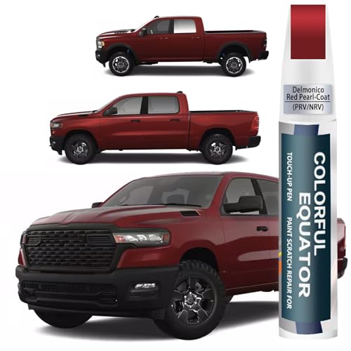 Image of Delmonico Red Pearl-Coat(PRV /NRV) Touch Up Paint Compatible with Dodge Ram, Car Paint Pen Scratch Repair Two-In-One Touch Up Paint, Premium Car Scratch Remover for Deep Scratches