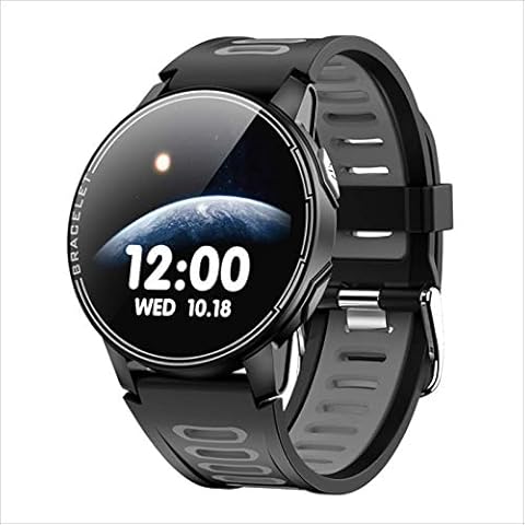 L6 Smart Watch, Fitness Tracker,2021style, Ip68 Waterproof, With Oxygen Saturation, Bluetooth Call, Children's Male And Female Pedometer,Removable Strap(Black) Cover