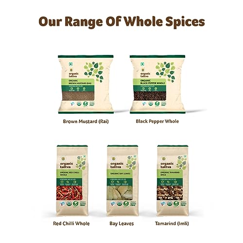 Image of Organic Tattva, Organic Black Mustard 100 Gram | Kali Sarso | Pesticide and Chemical Free | With Natural Oils | Rich Aroma | Naturally Gluten Free