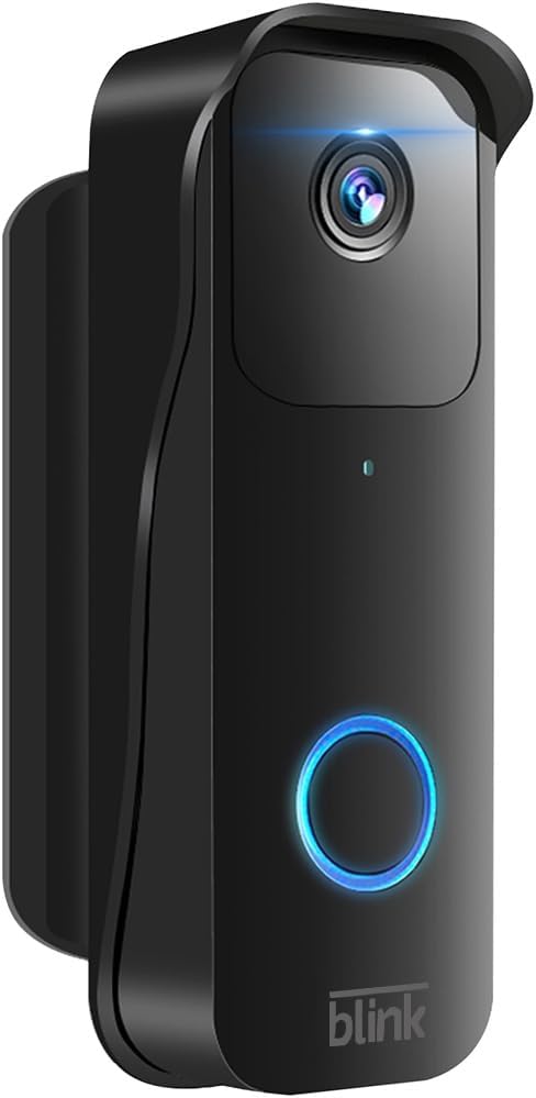 Blink Video Doorbell Mount by AutoSonic | Adjustable Design, Anti-Theft and Improve Viewing Angle | Blink Home Security Accessories | Black