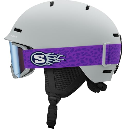 Salomon Player Combo Unisex Kids casque ultra léger avec masque ajusté Custom Dial - 4