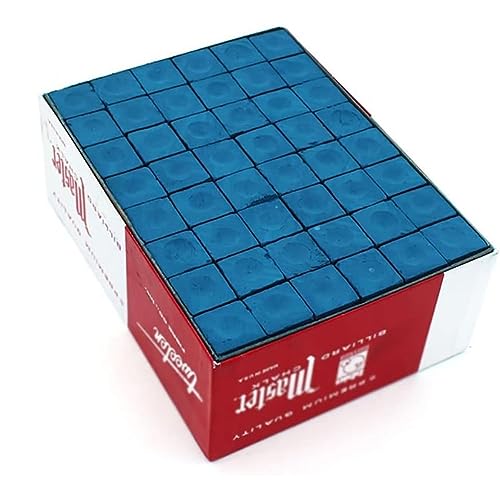 Craie de billard triangulaire pour procede et pointe de queue - Boite de 144 pieces - 6